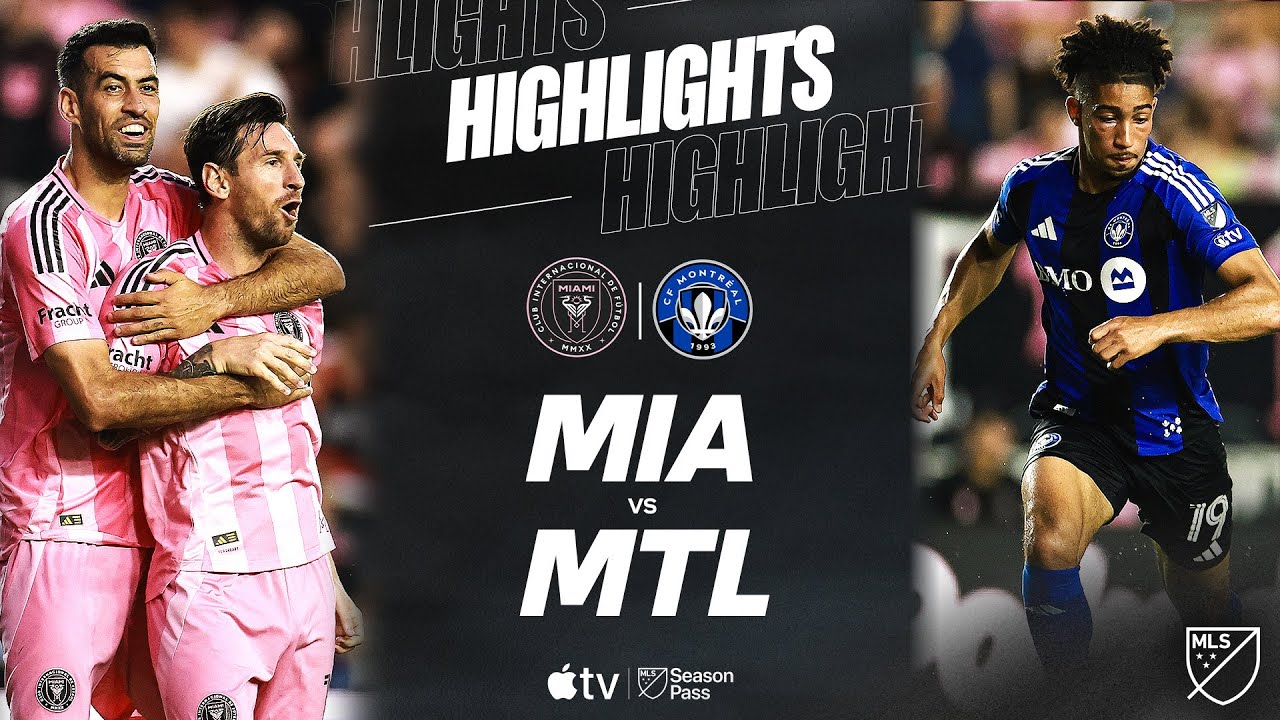 Inter Miami CF vs. CF Montréal | Full Match Highlights | Messi and Luis Suárez Score 4 Goals!