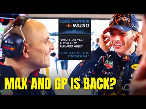 Max Verstappen and Gianpiero (GP) GIGGLING and having a laugh at Radio during Belgian GP FP1