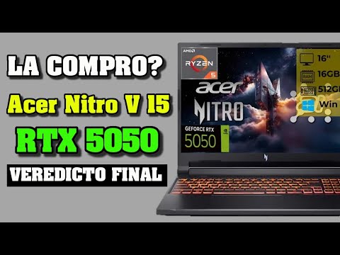 ¿La Laptop Gaming de $600 que Humilla a las Caras? 😱 Acer Nitro V 15 Ryzen 5 240 RTX 5050