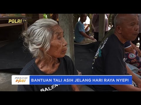 POLRES GIANYAR SALURKAN BANTUAN TALI ASIH JELANG HARI RAYA NYEPI