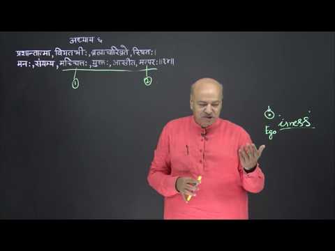 Before you sit for meditation Observe a fact  Ch 6 Sh14 Gita