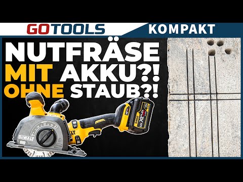 Akumuliatorinės mūro frezos DCG200NT korpusas, DeWalt video
