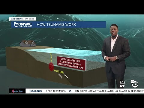 Moses Small explains how earthquakes trigger tsunamis