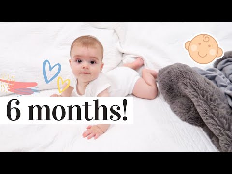 6 MONTH BABY UPDATE + NURSERY SNEAK PEEK | BABY LED WEANING, SLEEP TRAINING, BACKWARDS SCOOTING
