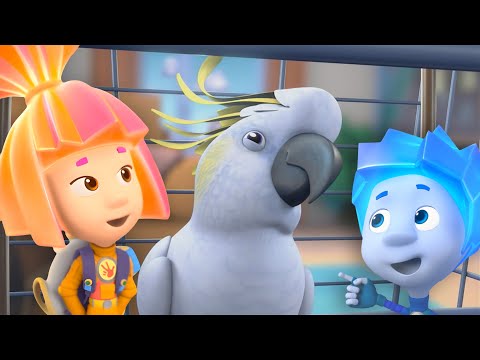 Der Papagei 🦜| Die Fixies | Videos für Kinder: Spaß und Lernen!