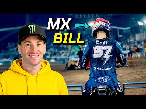 Billy Bolt Races Motocross.. Is He Any Good ??