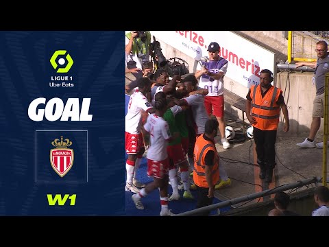 Goal Krépin DIATTA (43' - ASM) RC STRASBOURG ALSACE - AS MONACO (1-2) 22/23