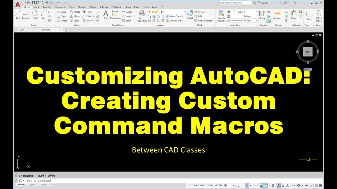 Customizing AutoCAD: Creating Custom Command Macros