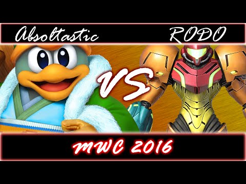 MWC 2016 - Absoltastic (DDD) vs. RODO (Samus) - POOLS - Smash 4 - Wii U