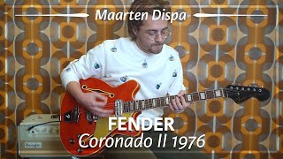 Video thumbnail for Fender Coronado II Dakota Red 1967 played by Maarten Dispa | Demo by TFOA Demos