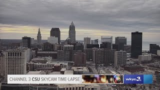 Wednesday Cleveland sunset time-lapse for March 13, 2019