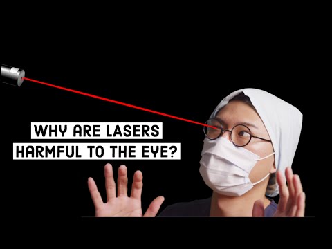 Why are LASERS bad to the EYES? | Optometrist Explains