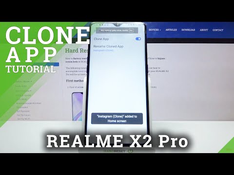 REALME X2 Pro and Apps Cloner Feature - Double Application