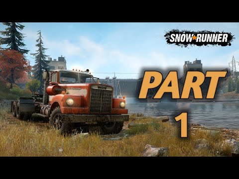 SNOWRUNNER Gameplay Walkthrough Part 1 - FIRST GARAGE