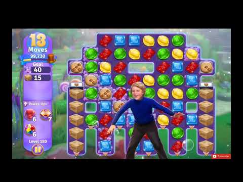 Wonka's World of Candy Level 180 NO BOOSTERS - A S GAMING