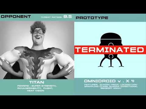 titan vs omnidroid #megamind #yt #video