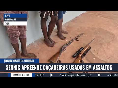 SERNIC DISMANTLES GANG OF ROBBERS AND RECOVERS SHOTGUNS | Zambézia TV 24h