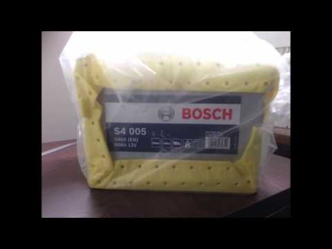 Car Battery: Unboxing my new Bosch S4 005 Silver battery (slideshow)