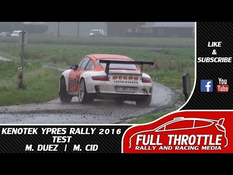 TEST | M. Duez - M. Cid | Kenotek Ypres Rally 2016