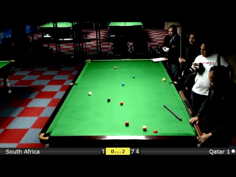 D2S1T3 Snooker World Team Cup Groups : South Africa vs Qatar 1