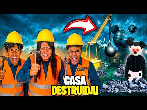 DESTROYED EVIL MICKEY'S HOUSE! *Will he get revenge?