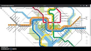 Washington DC Trip- Metro Trip Planner