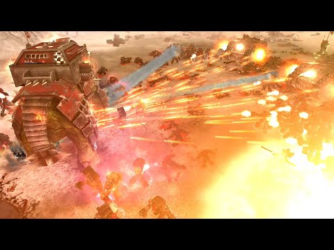 Unification Mod 2021: Black Templars vs Chaos Space Marines vs Dark Eldar vs Orks - DOW: Soulstorm