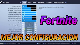 mejor configuracion electronica de fortn - configuracion de sensibilidad fortnite ps4