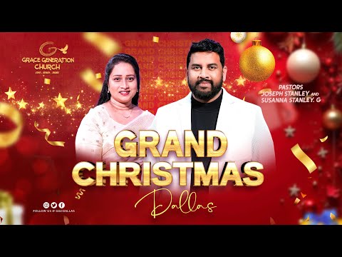 GGC Grand Christmas Dallas Service || 25 Dec 2025 || Ps. Joseph & Susanna Geddam ||