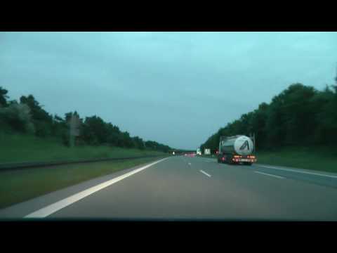 Zeitraffer von Dreieck A72/A9 nach Augsburg über B300 FullHD 1080p