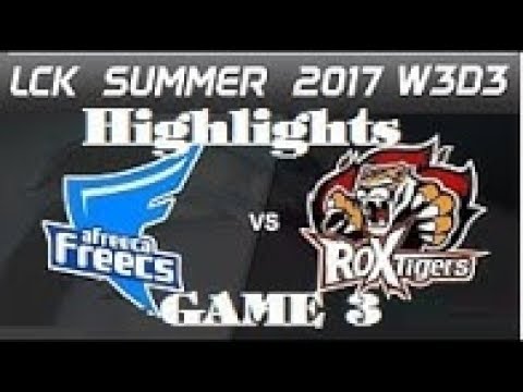 Highlights AFS vs ROX Game 3 LCK mùa hè 2017 ( 15-6- 2017)