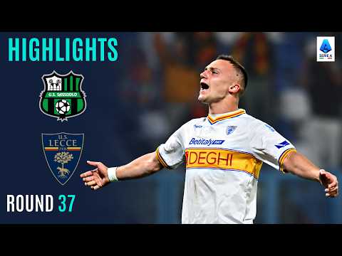 US Unione Sportiva Sassuolo Calcio 2-3 US Unione Sportiva Lecce