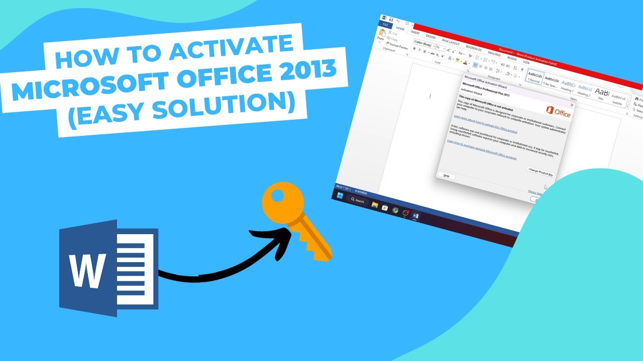 How to Activate Microsoft Office 2013 (Easy Solution)