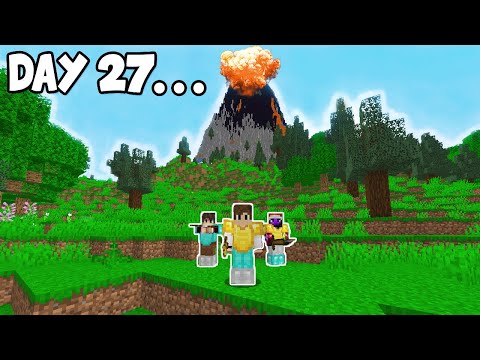 EPIC Minecraft Volcanic Island SURVIVAL!!
