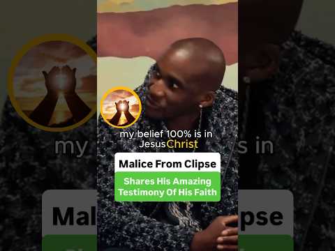 Malice From Clipse, Christian faith testimony