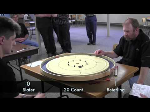 Crokinole 2015 Ontario Singles Final - Slater v Beierling