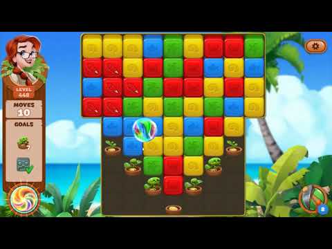 Lost Island Blast Adventure Level 448 NO BOOSTERS  A S GAMING