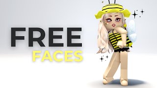 GET FREE FACES ON ROBLOX 🤩🥰 2023