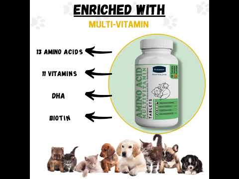 Amino Acid Multivitamin Tablets for Pets-Aniamor-120 Tablets