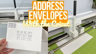 MUST SEE HACK FOR ADDRESSING ENVELOPES WITH THE CRICUT USING THE PEN FEATURE