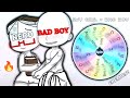 Making A Gacha Couple OC Challenge NERD BAD BOY EDITION Gacha Club Trend SPIN THE WHEEL