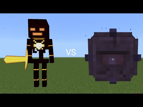 Solar Skeleton Titan VS Ancient Titanic Guardian - Minecraft PE Mob Battle EP.88