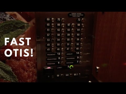 Fast Otis Traction Elevators - Westin Peachtree Plaza, Atlanta, GA