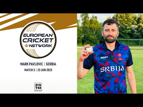 POTM: M.Pavlovic - SER vs BUL | Highlights | ECN Bulgaria T20I | 23 June 2023 | ECN23.012