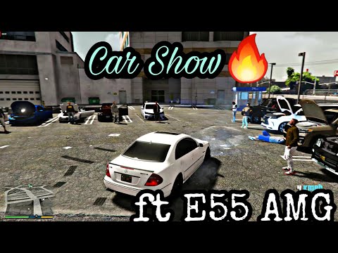 Visiting Car Meet ft E55 AMG / GTA V Stories