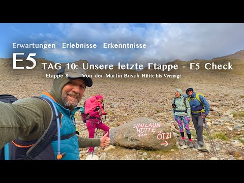 Zum Schluss nochmal Powern. E5 Alpenüberquerung 2025 letzte Etappe - Freude - Stausee - Wellness