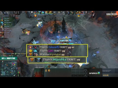 "gg ez" -  Yatoro drops all chat after winning a mega creep comeback vs 9Pandas