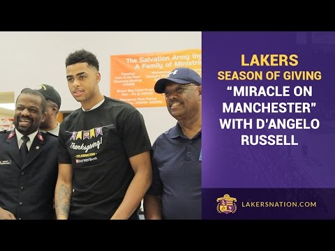 Lakers Season Of Giving With D'Angelo Russell