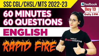 SSC CGL English Classes 2022 | SSC English Practice Set - 13 | SSC CGL/CHSL/MTS English | Ananya Mam