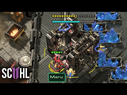 Maru's Impossible Proxy Barracks - Starcraft 2: Maru vs. Creator